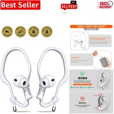 Comfortable Adjustable Ear Hooks for AirPods - Perfect for Running Sports