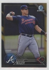 2016 Bowman Chrome Prospects Black & Gold Refractor Austin Riley #BCP202 03rx