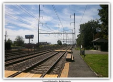 Tacony Philadelphia Railway Postcard