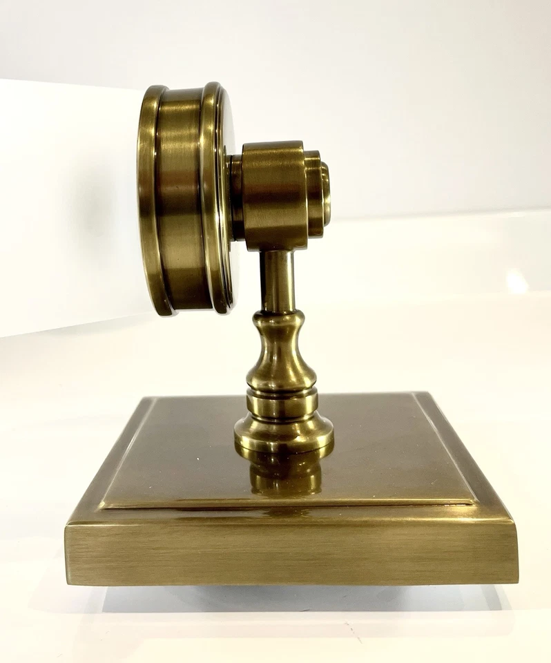 Pottery Barn Pearson Single Glass Scone In Brass Reg. $159 - Image 2 of 4