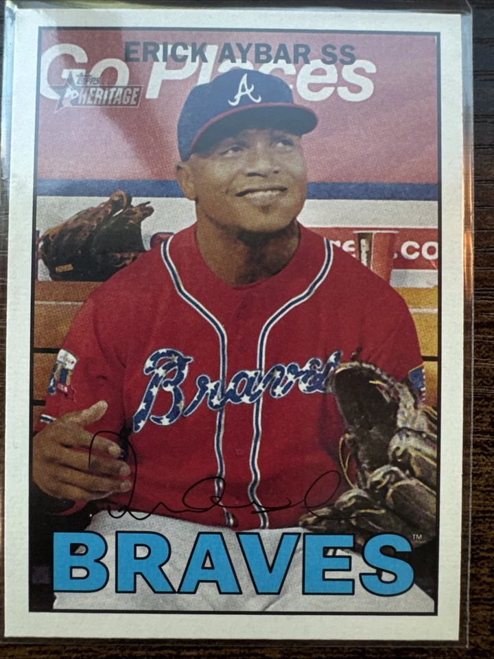 Topps Heritage 2016 (1-425) - Juego de equipo Atlanta Braves  Foto 2 de 4