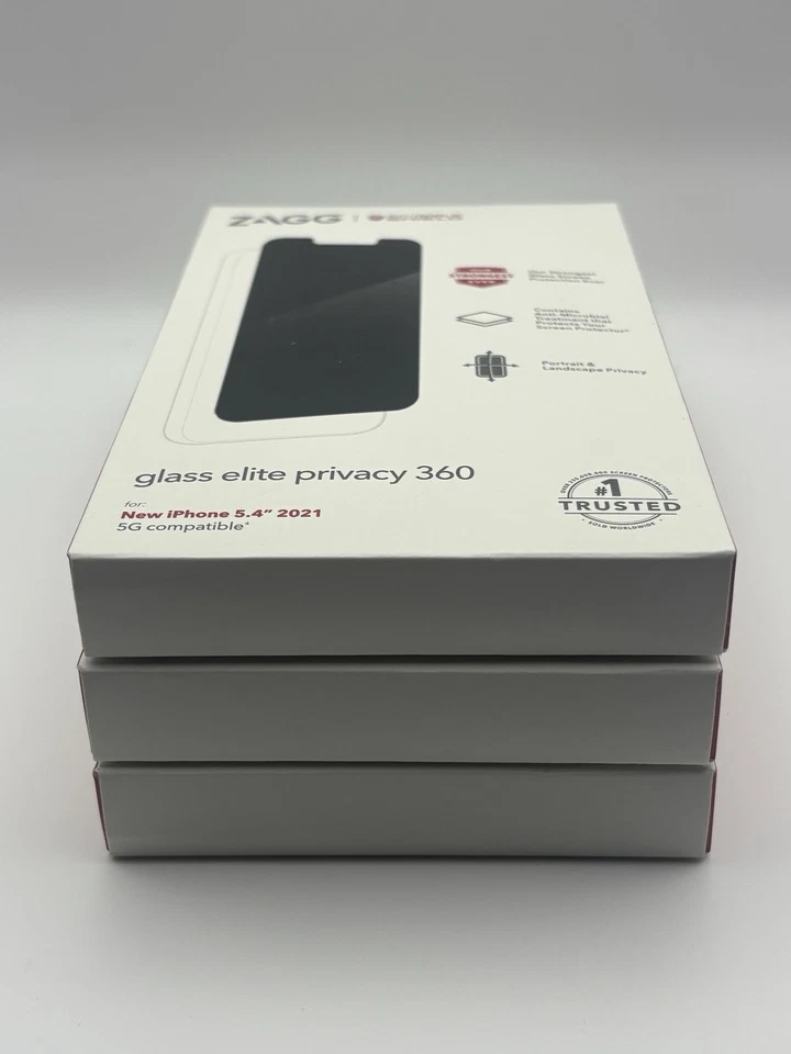 ZAGG InvisibleShield Glass Elite VisionGuard+ Screen Protector for iPhone 12 Pro - Image 2 of 3