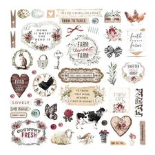 Prima Marketing 655350641269 Embellishment, White,Other Scrapbook Embellishments