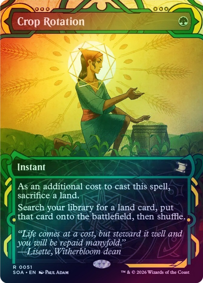 Crop Rotation #51 Foil (NM) - Secrets of Strixhaven Mystical