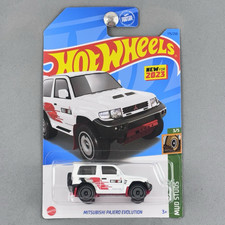 Hot Wheels Mitsubishi Pajero Evolution White Mud Studs 3/5 2023 First Release