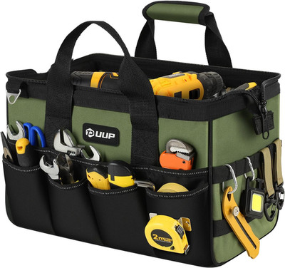 Heavy Duty Tool Bag 15-Inch, 16-Pocket Portable Empty Tool Box Organizer, Big St