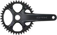 Shimano GRX FC-RX610-1 165mm 40T 12-Speed Hollowtech II Crankset Black