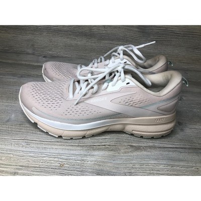 Brooks Trace 3 Neutral Running Shoe Size 9 Crystal Grey/Blue Glass/White