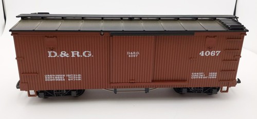 LGB 4067 G Scale Denver & Rio Grande Boxcar LN/Box - Picture 2 of 4