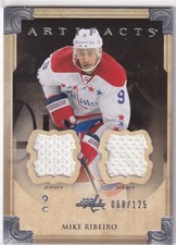 13/14 UD ARTIFACTS MIKE RIBEIRO DUAL GAME JERSEY /125 #67