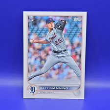 Topps 2022 Series 1 Rookie Gold Star Matt Manning #31 Detroit Tigers MLB