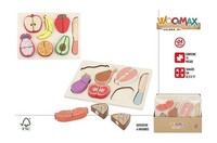 Woomax Holzpuzzle Mit Lebensmitteln 22,5X17CM