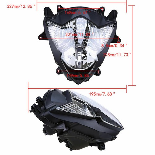 High quality Headlight Head Lamp Assembly Replacement For Suzuki GSXR1000 2005 - Picture 9 of 20