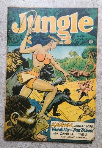 Jungle Comics # 92 1947 (GD/VG 3.0) GGA Kaanga, Camilla.