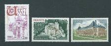 France - Courrier 1976 Yvert 1871/3 ** Mnh Châteaux