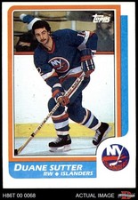 1986 Topps #39 Duane Sutter Islanders 7 - NM
