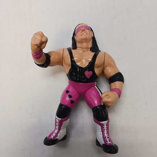 WWF Hasbro Bret the Hitman Hart Purple Heart Vinta...