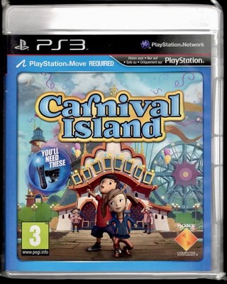 Carnival Island PS3 Move Spiel Playstation3 Game CIB PAL Top