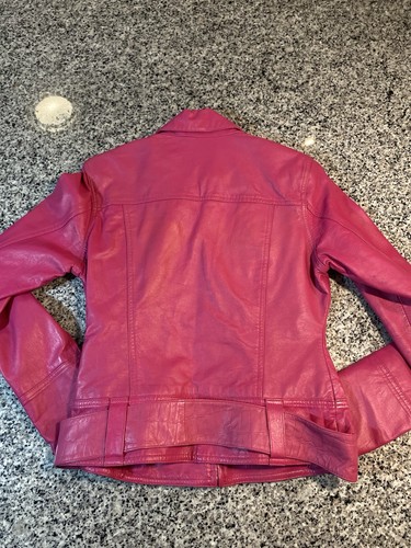 VTG Wilson’s Leather Maxima Women’s Fuschia Pink Jacket Small - Picture 8 of 11