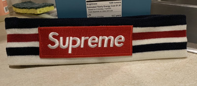 Supreme x Fila Rare Headband Brand New 100% Authentic Head Band