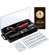 Wood Burning Kit 22PCS, Adjustable Temperature Pen with 18 Tips&Accessories