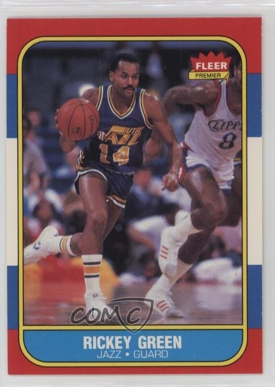 1986-87 Fleer Rickey Green #39