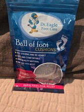 Ball of Foot Cushions 2 Pairs Gel Shoe Inserts , Metatarsal Clear 
