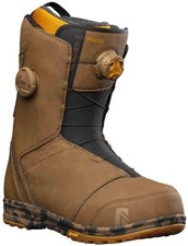 MENS SNOWBOARD BOOTS UK 8 NIDECKER TRACER BROWN 2021 RRP £325 EU 42 ALL MOUNTAIN