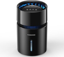 3L Smart Humidifier with Filter, LED Display, 3 Mist Levels, Negative Ion Techn