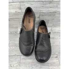 Clarks Collection Ashland Lane Dark Brown Leather Loafers Womens 6.5 M 26112303
