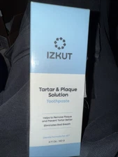 (F) Izkut Plaque & Tartar Remover Toothpaste for Teeth: Removes Plaque Ex 04/28 