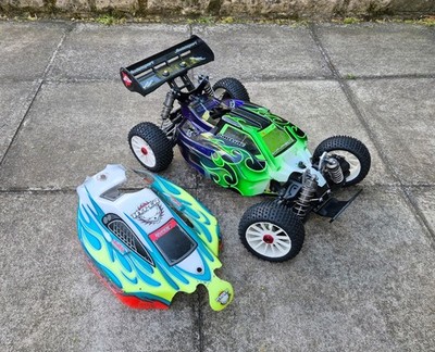 HoBao Hyper 7 TQ Sport Roller 4WD 1/8 Scale Nitro RC Buggy Rolling Chassis 