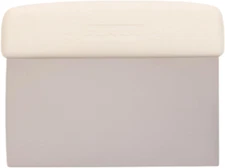 Sani-Safe 6" X 3" Dough Cutter & Bench Scraper | Carbon Steel Blade with Ergonom