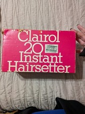 CLAIROL 20 Instant Hairsetter Hot Rollers Curlers Denmark Original Vintage 1974