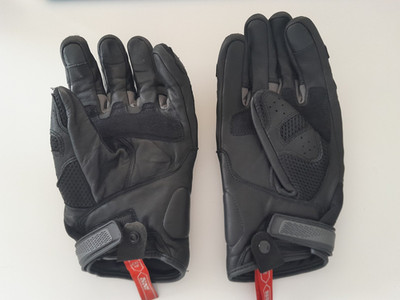 Motorrad, iXS Tour LT Glove Fresh 2.0, Handschuhe 2XL (12), schwarz-grau