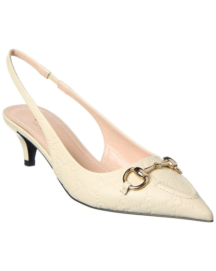 Escarpin femme Gucci Horsebit cuir à bandoulière
