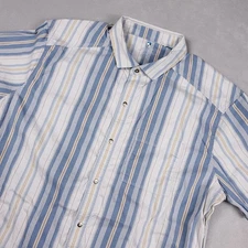 KUHL Intriguer SS Snap Hiking Shirt Striped Breezeway Color Men’s Size L NWOTS