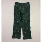 Polo Ralph Lauren Duck Embroidered Corduroy Pants Men's 34x32 Green Preppy