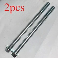 2pcs M10 x 1.25 100mm-400mm Carbon Steel Screws Flange head Cap Bolts