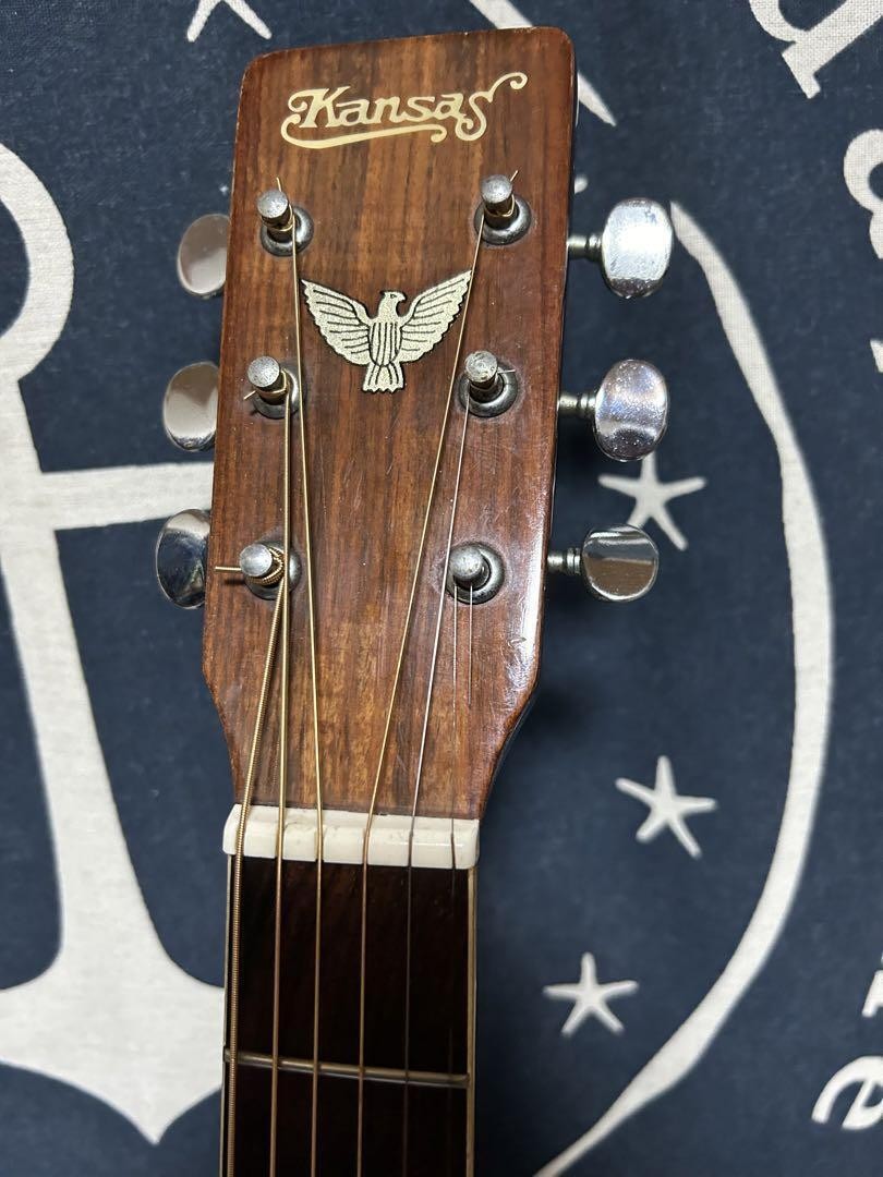Acoustic Guitar Kiso Suzuki by Kansas KW150 Natural 70s