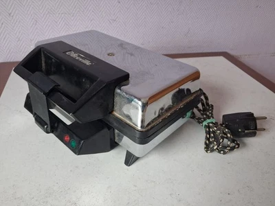 BREVILLE grill crocs Monsieur chromé/plaques en fonte vintage. - Photo 1/4