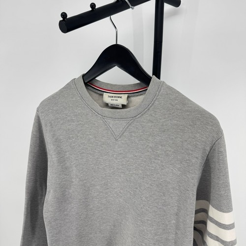 Thom Browne Schrägarm Sweatshirt Grau (MJT021H) 129705861 - Picture 3 of 8