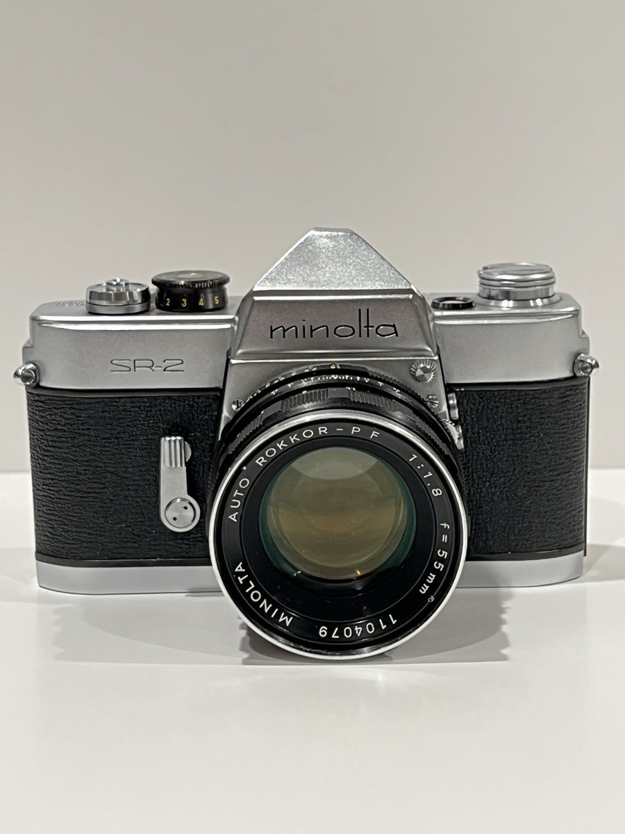 Minolta SR-2 一眼レフカメラ Rokkor-PF 55mm Minolta SR-2 35mm Film Camera + Rokkor-PF 55mm F2 Lens Free