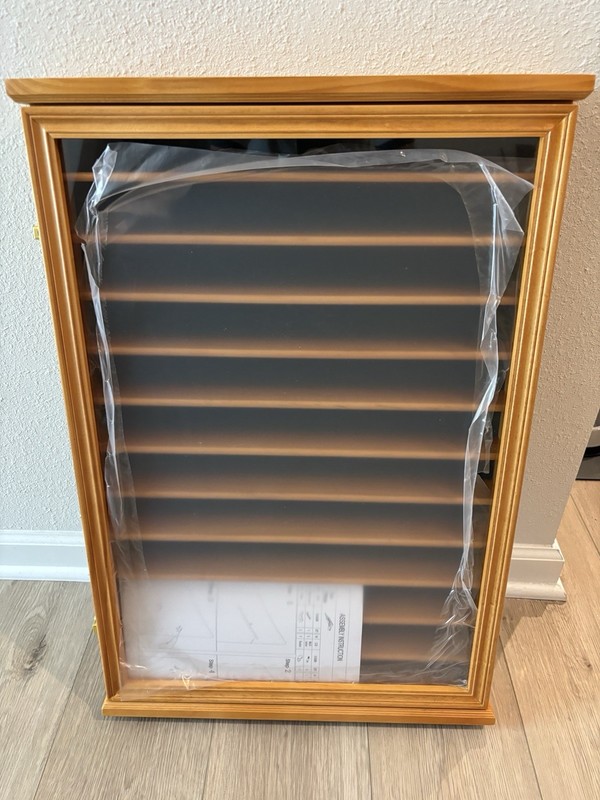 120 Golf Ball Wooden Display Case