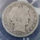 *KEY-DAYE* 1904 Barber Half-Dollar - ICG Graded G4