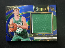 2024-25 Panini Select Baylor Scheierman Patch Blue RC #JRS-BAY /75