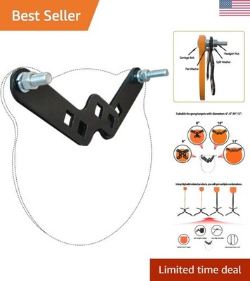 2x4 Target Hanger | Target Stand Base | Adjustable Height Steel Post | AR500 ...