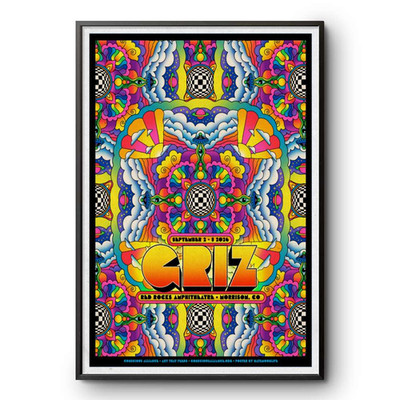 GRiZ Red Rocks Morrison CO September 2-3 2026 Event Poster 
