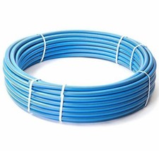 PURITON BARRIER PIPE BLUE PLASTIC MAINS WATER PIPE 25MM X 50M Roll Coil