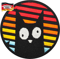 It's Fine I'm Fine Everything Is Fine Patches Klett Lustiger Katze | Klett Patch